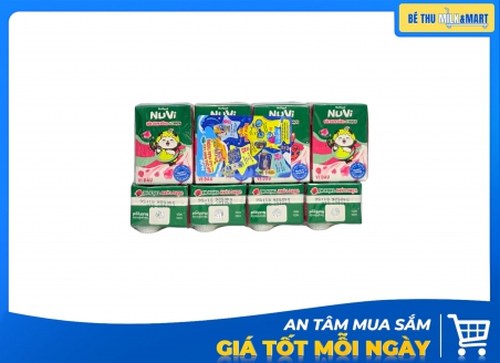 Sữa Chua Uống Nuvi Dâu Có Thạch 110ml