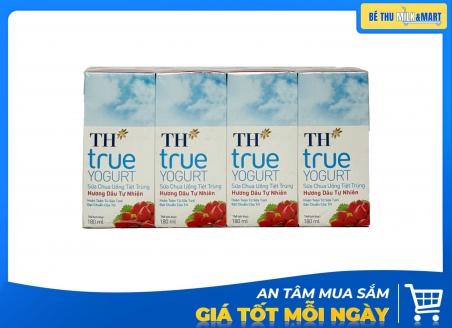 Sữa Chua Uống TH Dâu 180ml