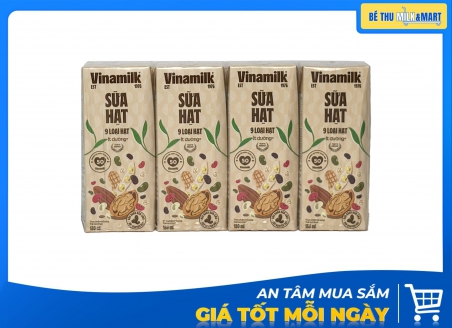 Sữa Hạt VNM 9 Loại Hạt Ít Đường 180ml