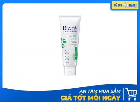 Sữa Rửa Mặt Biore Ngừa Mụn Xanh Lá 100g