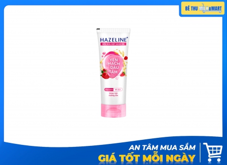 Sữa Rửa Mặt Hazeline Yến Mạch Dâu Tằm 100g Kẹp