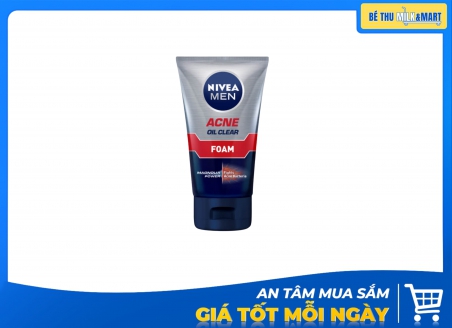 Sữa Rửa Mặt Nivea Men Acne Oil Clear 100g