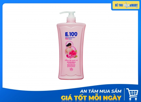 Sữa Tắm E100 Hoa Hồng 800ml