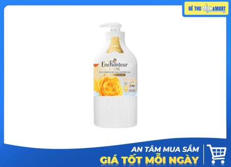 Sữa Tắm Enchanteur Nước Hoa Charming Vàng 650g Kẹp