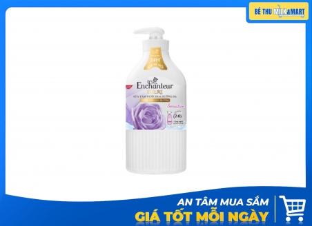 Sữa Tắm Enchanteur Nước Hoa Sensation Tím 650g Kẹp