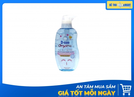 Sữa Tắm Gội Dnee Organic Xanh Dương 380ml