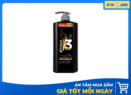 Sữa Tắm Gội Dưỡng Xmen For Boss 3in1 Luxury 630g Kẹp
