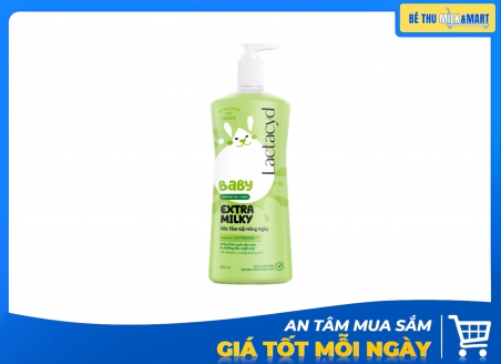 Sữa Tắm Gội Lactacyd Extra Milky Xanh Lá 800ml