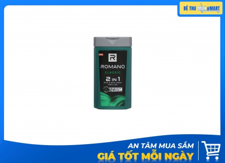 Sữa Tắm Gội Romano Classic 180g