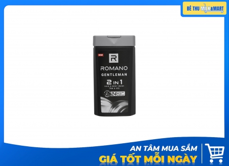 Sữa Tắm Gội Romano Gentleman 180g