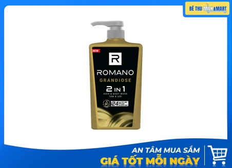 Sữa Tắm Gội Romano Grandiose 650g Kẹp