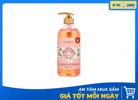 Sữa Tắm Purite Hoa Anh Đào 850ml Kẹp