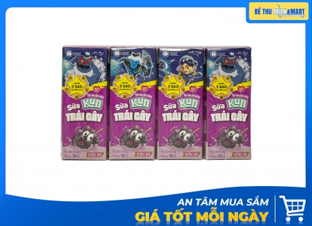 Sữa Trái Cây Kun Hương Nho 180ml