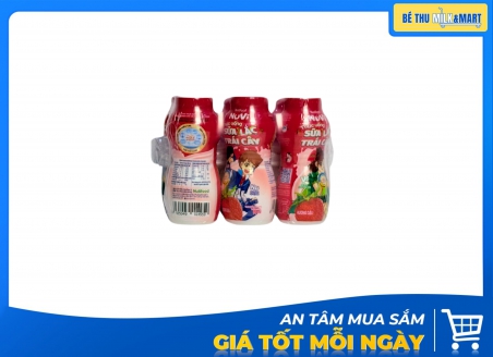 Sữa Trái Cây Nuvi Dâu Chai 80ml