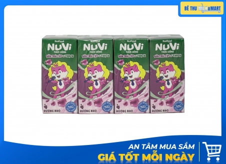 Sữa Trái Cây Nuvi Nho Có Thạch 170ml