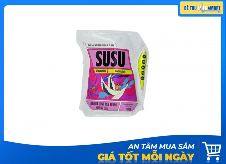 Sữa Trái Cây VNM Susu Hương Dâu Túi 110ml