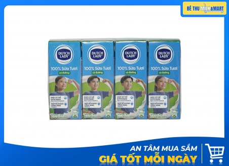 Sữa Tươi Dutch Lady Có Đường 180ml