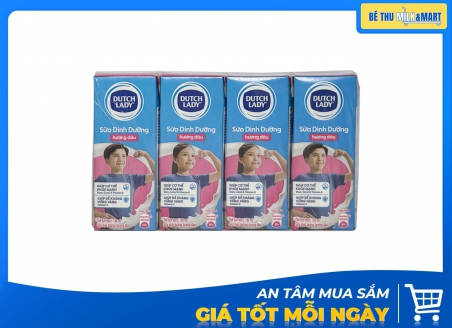 Sữa Tươi Dutch Lady Dâu 180ml