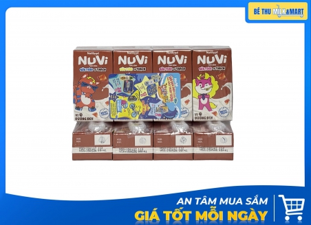 Sữa Tươi Nuvi Đường Đen Có Thạch 100ml