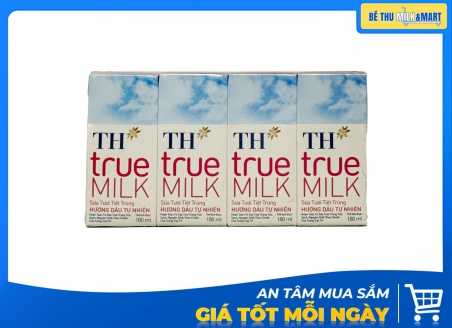 Sữa Tươi TH Dâu 180ml