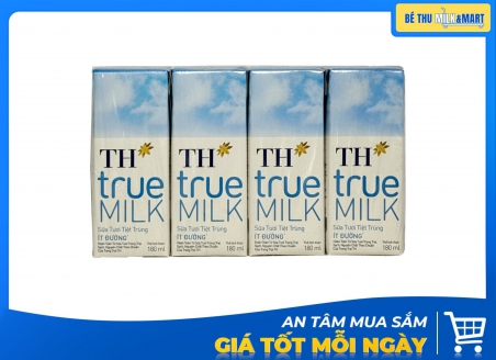 Sữa Tươi TH Ít Đường 180ml