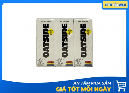 Sữa Yến Mạch Oatside Không Đường 180ml