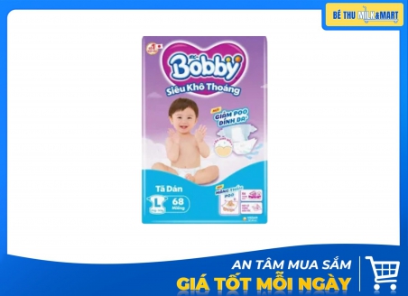 Tã Dán Bobby L 68 Miếng