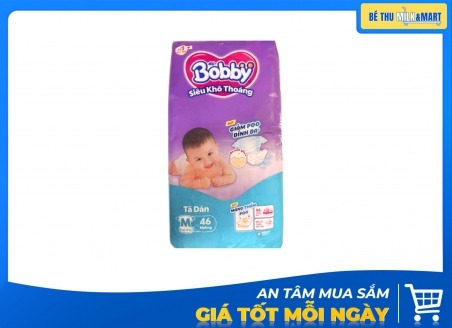 Tã Dán Bobby M 46 Miếng
