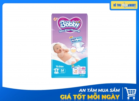 Tã Dán Bobby S 54 Miếng