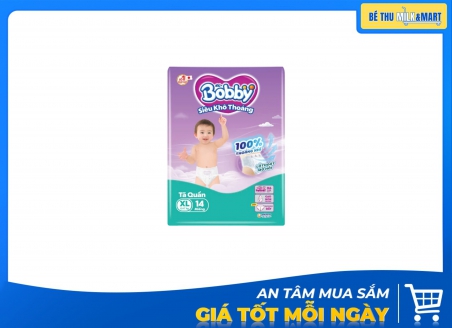 Tã Quần Bobby XL 14 Miếng