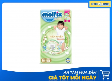 Tã Quần Molfix XL 62 Miếng