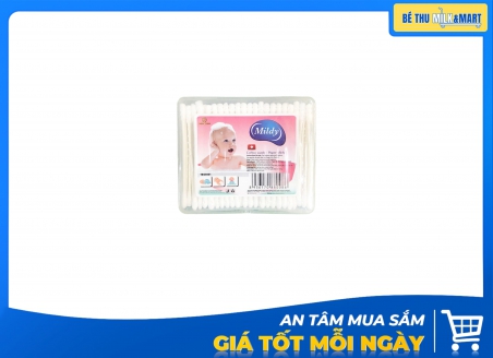 Tăm Bông Vietsun Mildy Que Nhựa 200 Que