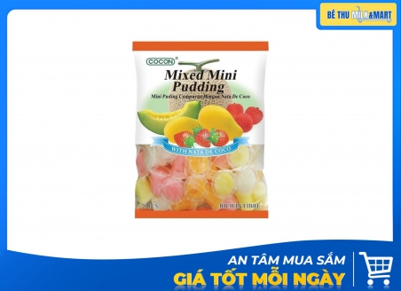 Thạch Cocon Mixed Mini Pudding Decoco 800g