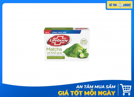 Xà Phòng Cục Lifebuoy Matcha & Khổ Qua 90g