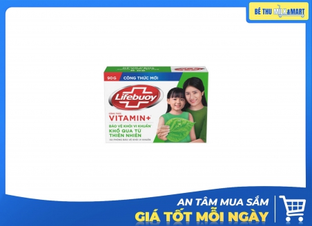 Xà Phòng Cục Lifebuoy Thiên Nhiên 90g