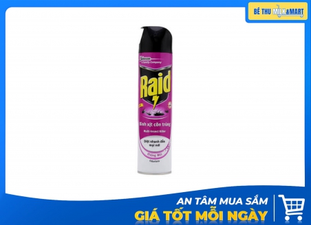 Xịt Côn Trùng Raid Không Mùi 520ml