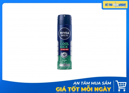 Xịt Khử Mùi Nivea Men Cool Kick Cool Fresh 150ml