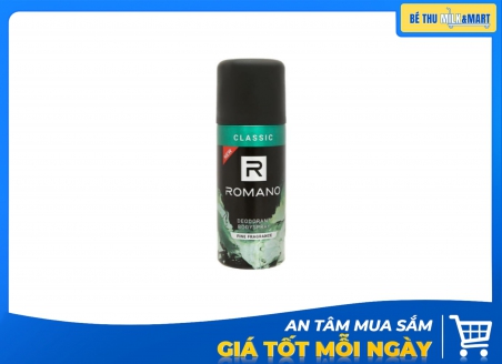 Xịt Khử Mùi Romano Classic 150ml