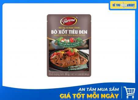 Xốt Barona Bò Tiêu Đen 80g