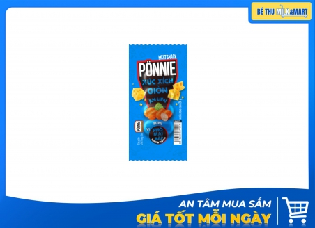Xúc Xích Ponnie Hotdog Vị Phô Mai Bắp 20g