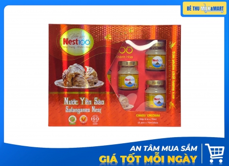 Yến Sào Nest100 Canxi 70ml Hộp Quà