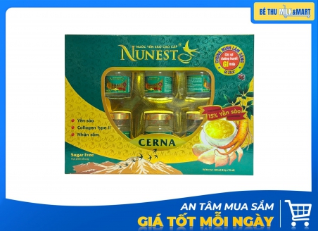 Yến Sào Nunest Cerna Nhân Sâm 70ml Hộp Quà