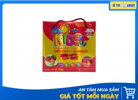 Yến Sào Nunest Kids Dâu 70ml Lốc